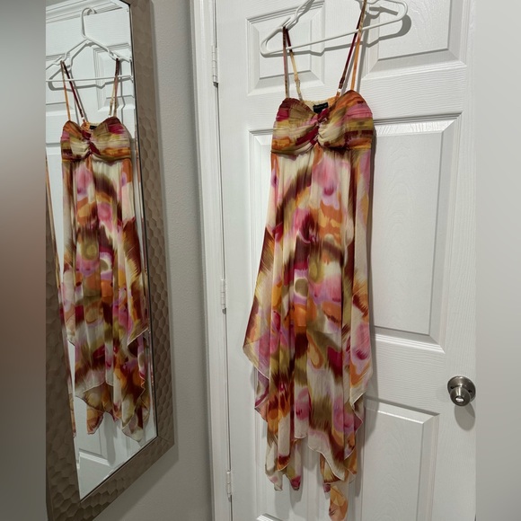 Multi color fall dress. Size Small - Picture 1 of 2